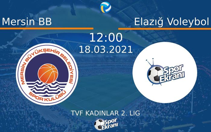 18 Mart 2021 Mersin BB vs Elazığ Voleybol maçı Hangi Kanalda Saat Kaçta Yayınlanacak? 18 Mart 2021 Mersin BB vs Elazığ Voleybol maçı Hangi Kanalda Saat Kaçta Yayınlanacak?