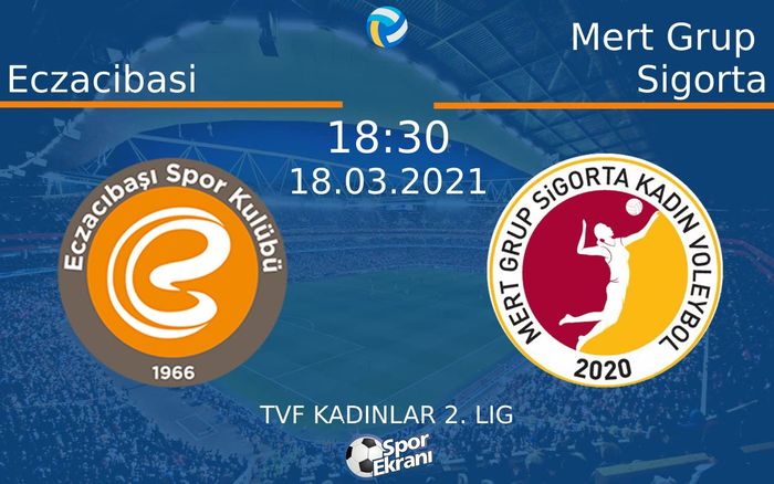 18 Mart 2021 Eczacibasi vs Mert Grup Sigorta maçı Hangi Kanalda Saat Kaçta Yayınlanacak?