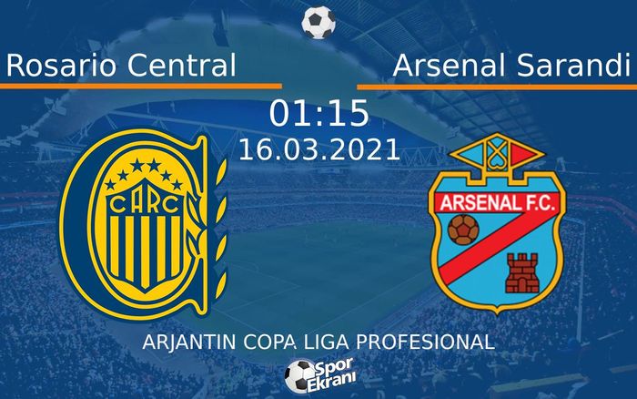 16 Mart 2021 Rosario Central vs Arsenal Sarandi maçı Hangi Kanalda Saat Kaçta Yayınlanacak? 16 Mart 2021 Rosario Central vs Arsenal Sarandi maçı Hangi Kanalda Saat Kaçta Yayınlanacak?