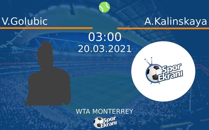 20 Mart 2021 V.Golubic vs A.Kalinskaya maçı Hangi Kanalda Saat Kaçta Yayınlanacak? 20 Mart 2021 V.Golubic vs A.Kalinskaya maçı Hangi Kanalda Saat Kaçta Yayınlanacak?