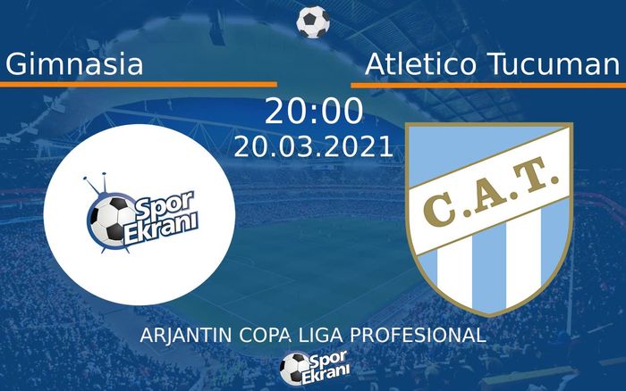 20 Mart 2021 Gimnasia vs Atletico Tucuman maçı Hangi Kanalda Saat Kaçta Yayınlanacak? 20 Mart 2021 Gimnasia vs Atletico Tucuman maçı Hangi Kanalda Saat Kaçta Yayınlanacak?