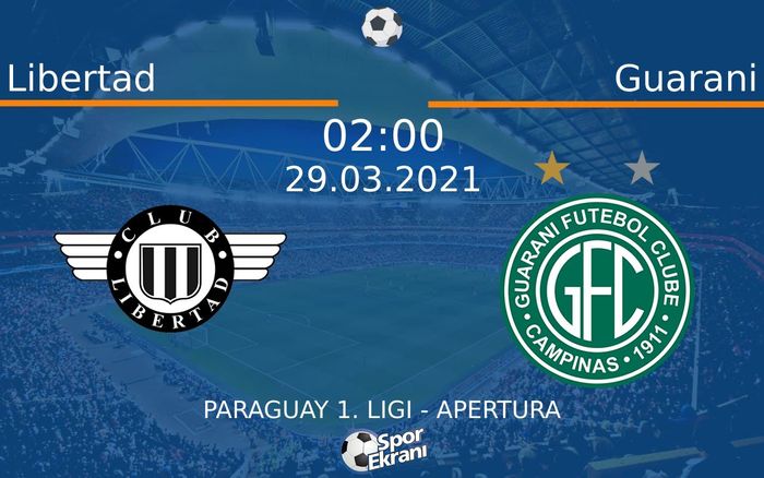 29 Mart 2021 Libertad vs Guarani maçı Hangi Kanalda Saat Kaçta Yayınlanacak? 29 Mart 2021 Libertad vs Guarani maçı Hangi Kanalda Saat Kaçta Yayınlanacak?