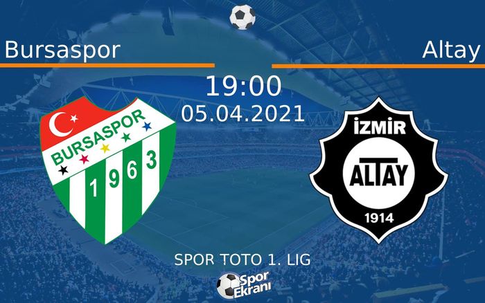 05 Nisan 2021 Bursaspor vs Altay maçı Hangi Kanalda Saat Kaçta Yayınlanacak? 05 Nisan 2021 Bursaspor vs Altay maçı Hangi Kanalda Saat Kaçta Yayınlanacak?
