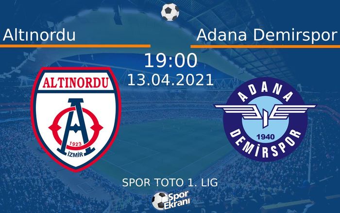 13 Nisan 2021 Altınordu vs Adana Demirspor maçı Hangi Kanalda Saat Kaçta Yayınlanacak? 13 Nisan 2021 Altınordu vs Adana Demirspor maçı Hangi Kanalda Saat Kaçta Yayınlanacak?