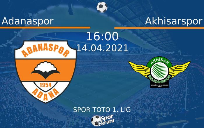 14 Nisan 2021 Adanaspor vs Akhisarspor maçı Hangi Kanalda Saat Kaçta Yayınlanacak? 14 Nisan 2021 Adanaspor vs Akhisarspor maçı Hangi Kanalda Saat Kaçta Yayınlanacak?