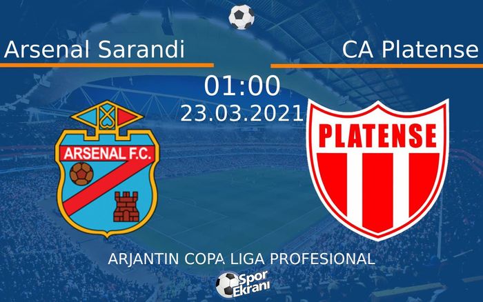 23 Mart 2021 Arsenal Sarandi vs CA Platense maçı Hangi Kanalda Saat Kaçta Yayınlanacak? 23 Mart 2021 Arsenal Sarandi vs CA Platense maçı Hangi Kanalda Saat Kaçta Yayınlanacak?