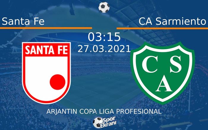 27 Mart 2021 Santa Fe vs CA Sarmiento maçı Hangi Kanalda Saat Kaçta Yayınlanacak? 27 Mart 2021 Santa Fe vs CA Sarmiento maçı Hangi Kanalda Saat Kaçta Yayınlanacak?