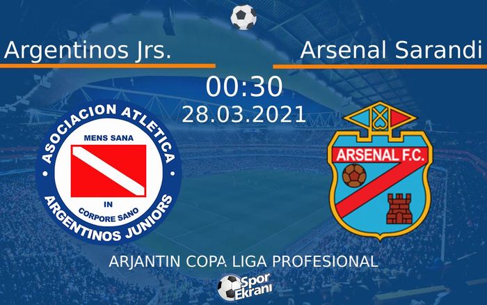 28 Mart 2021 Argentinos Jrs. vs Arsenal Sarandi maçı Hangi Kanalda Saat Kaçta Yayınlanacak? 28 Mart 2021 Argentinos Jrs. vs Arsenal Sarandi maçı Hangi Kanalda Saat Kaçta Yayınlanacak?