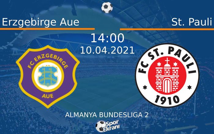 10 Nisan 2021 Erzgebirge Aue vs St. Pauli maçı Hangi Kanalda Saat Kaçta Yayınlanacak? 10 Nisan 2021 Erzgebirge Aue vs St. Pauli maçı Hangi Kanalda Saat Kaçta Yayınlanacak?