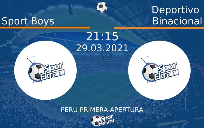 29 Mart 2021 Sport Boys vs Deportivo Binacional maçı Hangi Kanalda Saat Kaçta Yayınlanacak? 29 Mart 2021 Sport Boys vs Deportivo Binacional maçı Hangi Kanalda Saat Kaçta Yayınlanacak?