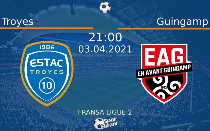 03 Nisan 2021 Troyes vs Guingamp maçı Hangi Kanalda Saat Kaçta Yayınlanacak? 03 Nisan 2021 Troyes vs Guingamp maçı Hangi Kanalda Saat Kaçta Yayınlanacak?
