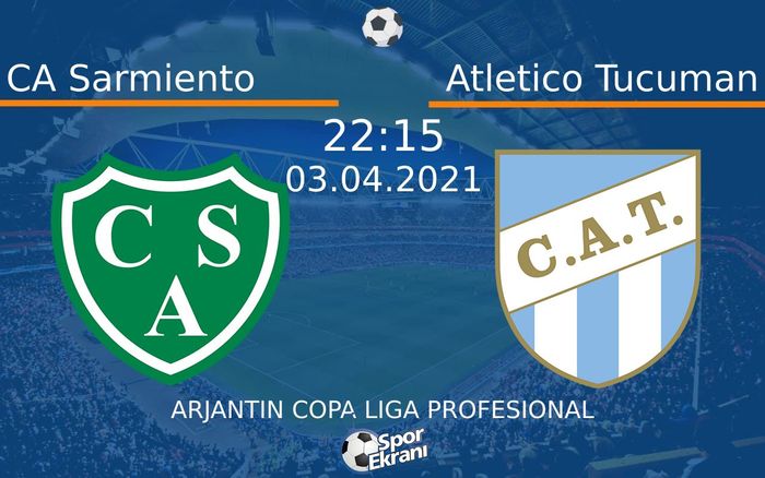 03 Nisan 2021 CA Sarmiento vs Atletico Tucuman maçı Hangi Kanalda Saat Kaçta Yayınlanacak? 03 Nisan 2021 CA Sarmiento vs Atletico Tucuman maçı Hangi Kanalda Saat Kaçta Yayınlanacak?