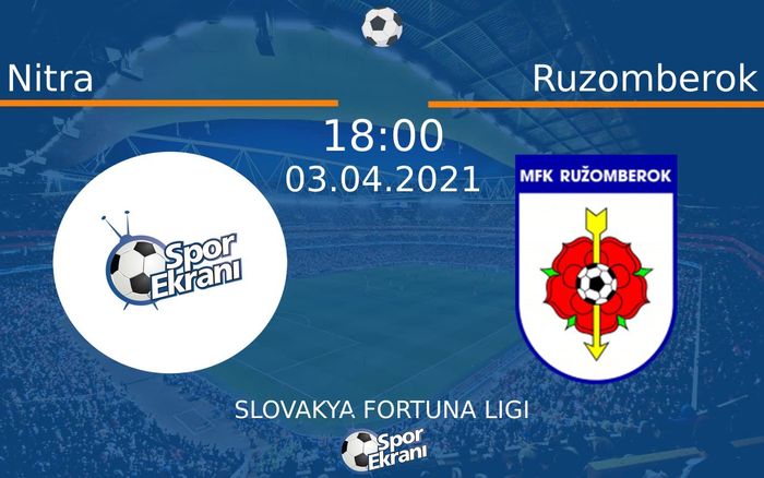 03 Nisan 2021 Nitra vs Ruzomberok maçı Hangi Kanalda Saat Kaçta Yayınlanacak? 03 Nisan 2021 Nitra vs Ruzomberok maçı Hangi Kanalda Saat Kaçta Yayınlanacak?