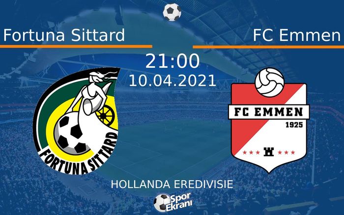 10 Nisan 2021 Fortuna Sittard vs FC Emmen maçı Hangi Kanalda Saat Kaçta Yayınlanacak? 10 Nisan 2021 Fortuna Sittard vs FC Emmen maçı Hangi Kanalda Saat Kaçta Yayınlanacak?