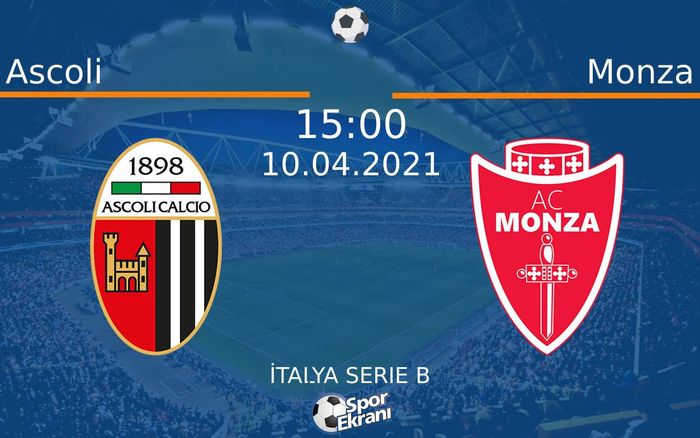 10 Nisan 2021 Ascoli vs Monza maçı Hangi Kanalda Saat Kaçta Yayınlanacak? 10 Nisan 2021 Ascoli vs Monza maçı Hangi Kanalda Saat Kaçta Yayınlanacak?