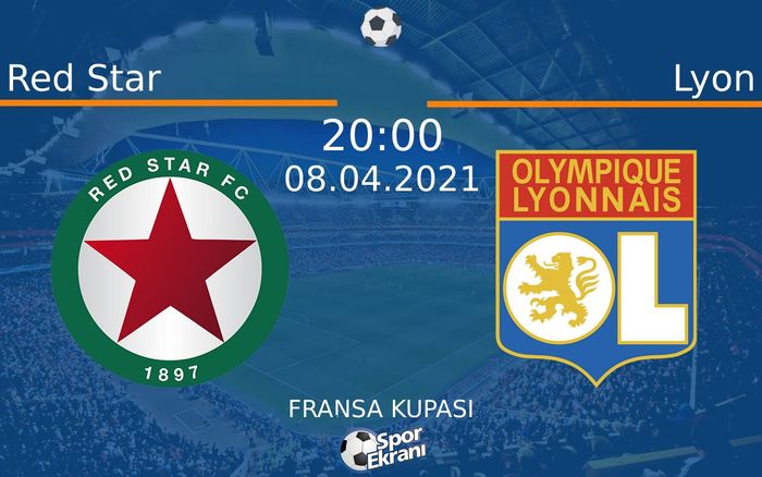 08 Nisan 2021 Red Star vs Lyon maçı Hangi Kanalda Saat Kaçta Yayınlanacak? 08 Nisan 2021 Red Star vs Lyon maçı Hangi Kanalda Saat Kaçta Yayınlanacak?