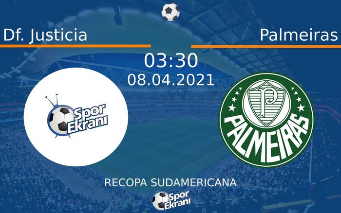 08 Nisan 2021 Df. Justicia vs Palmeiras maçı Hangi Kanalda Saat Kaçta Yayınlanacak? 08 Nisan 2021 Df. Justicia vs Palmeiras maçı Hangi Kanalda Saat Kaçta Yayınlanacak?