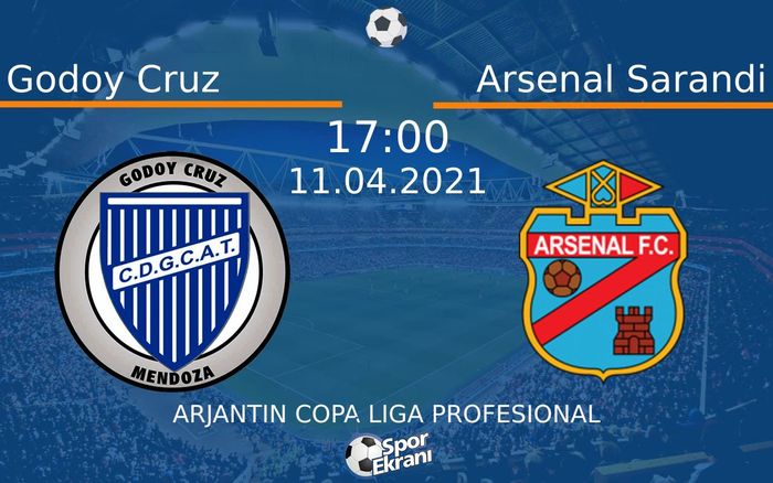 11 Nisan 2021 Godoy Cruz vs Arsenal Sarandi maçı Hangi Kanalda Saat Kaçta Yayınlanacak? 11 Nisan 2021 Godoy Cruz vs Arsenal Sarandi maçı Hangi Kanalda Saat Kaçta Yayınlanacak?