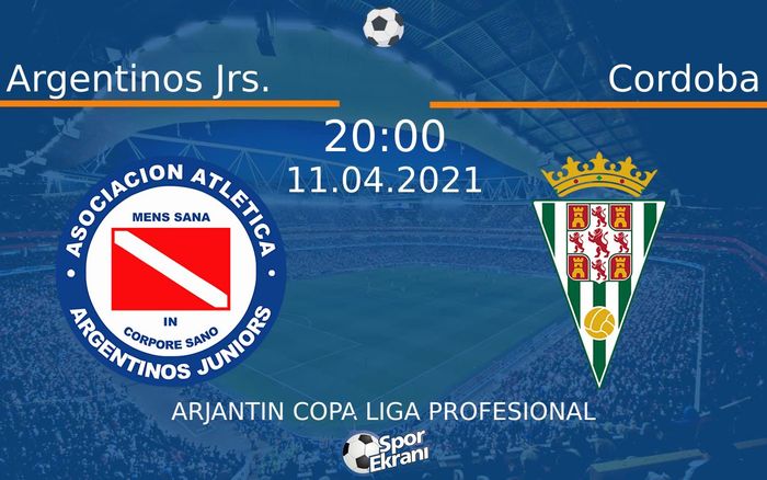11 Nisan 2021 Argentinos Jrs. vs Cordoba maçı Hangi Kanalda Saat Kaçta Yayınlanacak? 11 Nisan 2021 Argentinos Jrs. vs Cordoba maçı Hangi Kanalda Saat Kaçta Yayınlanacak?