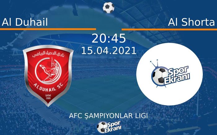 15 Nisan 2021 Al Duhail vs Al Shorta maçı Hangi Kanalda Saat Kaçta Yayınlanacak? 15 Nisan 2021 Al Duhail vs Al Shorta maçı Hangi Kanalda Saat Kaçta Yayınlanacak?