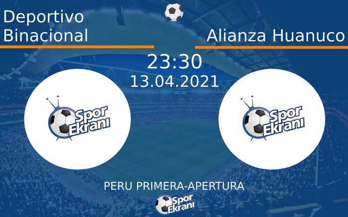 13 Nisan 2021 Deportivo Binacional vs Alianza Huanuco maçı Hangi Kanalda Saat Kaçta Yayınlanacak? 13 Nisan 2021 Deportivo Binacional vs Alianza Huanuco maçı Hangi Kanalda Saat Kaçta Yayınlanacak?