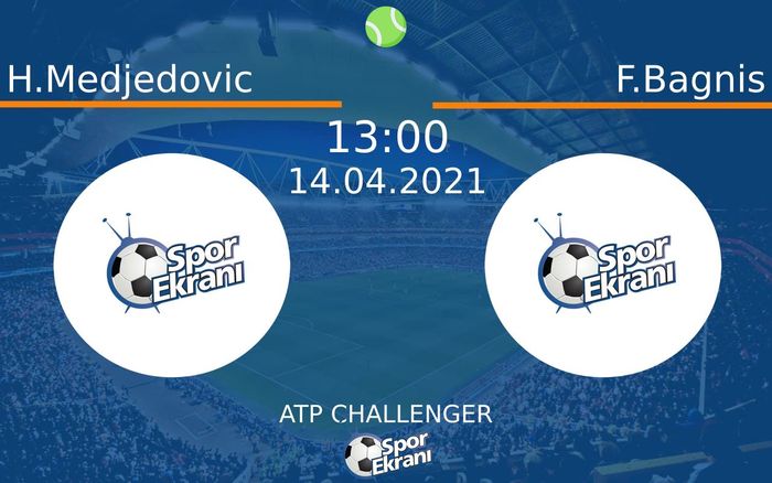14 Nisan 2021 H.Medjedovic vs F.Bagnis maçı Hangi Kanalda Saat Kaçta Yayınlanacak? 14 Nisan 2021 H.Medjedovic vs F.Bagnis maçı Hangi Kanalda Saat Kaçta Yayınlanacak?