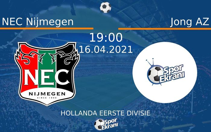 16 Nisan 2021 NEC Nijmegen vs Jong AZ maçı Hangi Kanalda Saat Kaçta Yayınlanacak? 16 Nisan 2021 NEC Nijmegen vs Jong AZ maçı Hangi Kanalda Saat Kaçta Yayınlanacak?