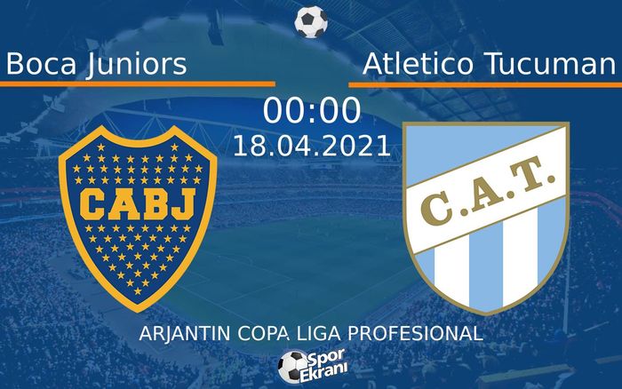 18 Nisan 2021 Boca Juniors vs Atletico Tucuman maçı Hangi Kanalda Saat Kaçta Yayınlanacak? 18 Nisan 2021 Boca Juniors vs Atletico Tucuman maçı Hangi Kanalda Saat Kaçta Yayınlanacak?