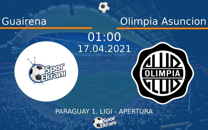 17 Nisan 2021 Guairena vs Olimpia Asuncion maçı Hangi Kanalda Saat Kaçta Yayınlanacak? 17 Nisan 2021 Guairena vs Olimpia Asuncion maçı Hangi Kanalda Saat Kaçta Yayınlanacak?