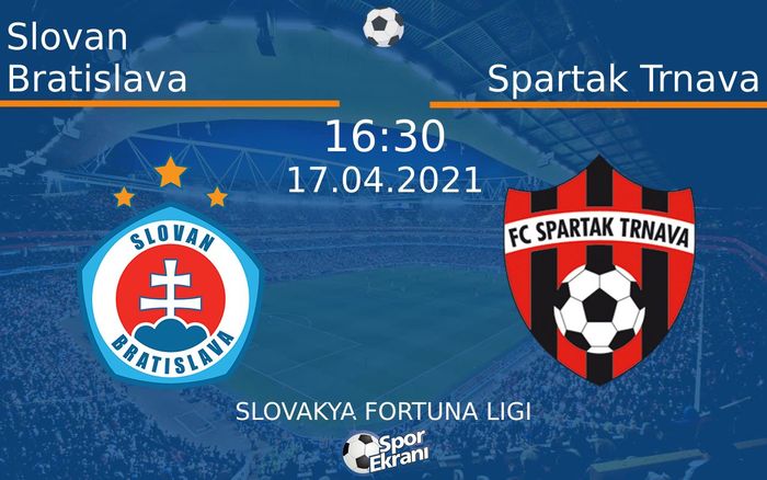 17 Nisan 2021 Slovan Bratislava vs Spartak Trnava maçı Hangi Kanalda Saat Kaçta Yayınlanacak? 17 Nisan 2021 Slovan Bratislava vs Spartak Trnava maçı Hangi Kanalda Saat Kaçta Yayınlanacak?