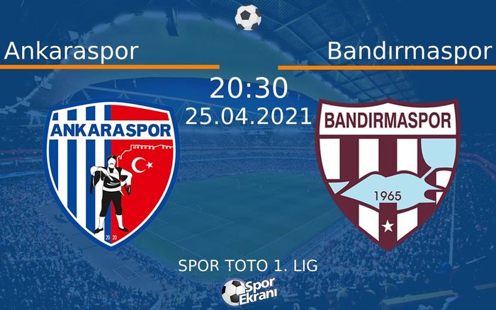 25 Nisan 2021 Ankaraspor vs Bandırmaspor maçı Hangi Kanalda Saat Kaçta Yayınlanacak? 25 Nisan 2021 Ankaraspor vs Bandırmaspor maçı Hangi Kanalda Saat Kaçta Yayınlanacak?