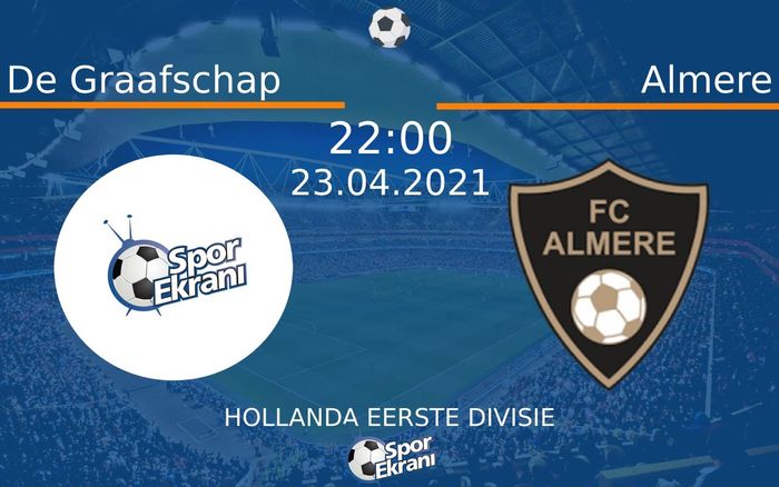 23 Nisan 2021 De Graafschap vs Almere maçı Hangi Kanalda Saat Kaçta Yayınlanacak? 23 Nisan 2021 De Graafschap vs Almere maçı Hangi Kanalda Saat Kaçta Yayınlanacak?