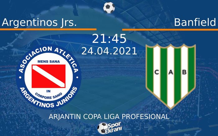 24 Nisan 2021 Argentinos Jrs. vs Banfield maçı Hangi Kanalda Saat Kaçta Yayınlanacak? 24 Nisan 2021 Argentinos Jrs. vs Banfield maçı Hangi Kanalda Saat Kaçta Yayınlanacak?