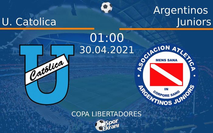 30 Nisan 2021 U. Catolica vs Argentinos Juniors maçı Hangi Kanalda Saat Kaçta Yayınlanacak? 30 Nisan 2021 U. Catolica vs Argentinos Juniors maçı Hangi Kanalda Saat Kaçta Yayınlanacak?