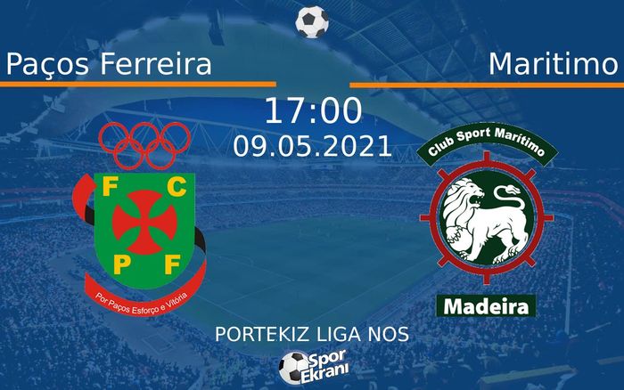 09 Mayıs 2021 Paços Ferreira vs Maritimo maçı Hangi Kanalda Saat Kaçta Yayınlanacak? 09 Mayıs 2021 Paços Ferreira vs Maritimo maçı Hangi Kanalda Saat Kaçta Yayınlanacak?