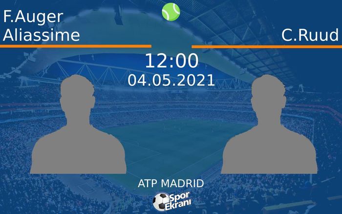 04 Mayıs 2021 F.Auger Aliassime vs C.Ruud maçı Hangi Kanalda Saat Kaçta Yayınlanacak? 04 Mayıs 2021 F.Auger Aliassime vs C.Ruud maçı Hangi Kanalda Saat Kaçta Yayınlanacak?