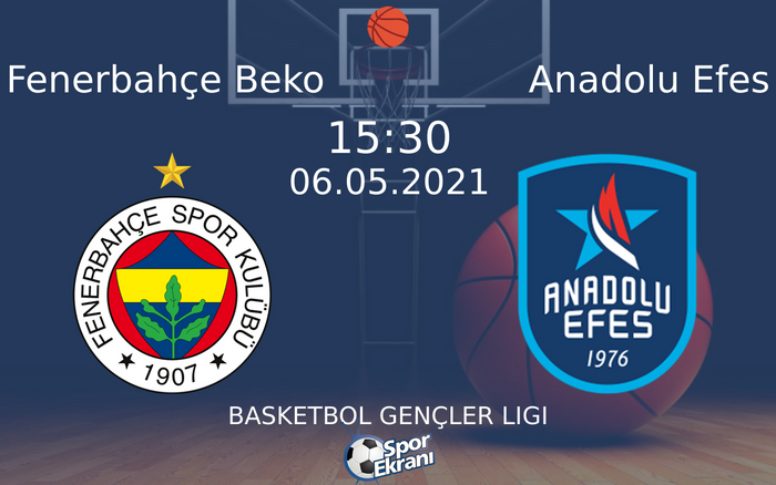 06 Mayıs 2021 Fenerbahçe Beko vs Anadolu Efes maçı Hangi Kanalda Saat Kaçta Yayınlanacak? 06 Mayıs 2021 Fenerbahçe Beko vs Anadolu Efes maçı Hangi Kanalda Saat Kaçta Yayınlanacak?