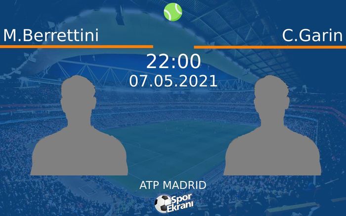 07 Mayıs 2021 M.Berrettini vs C.Garin maçı Hangi Kanalda Saat Kaçta Yayınlanacak? 07 Mayıs 2021 M.Berrettini vs C.Garin maçı Hangi Kanalda Saat Kaçta Yayınlanacak?