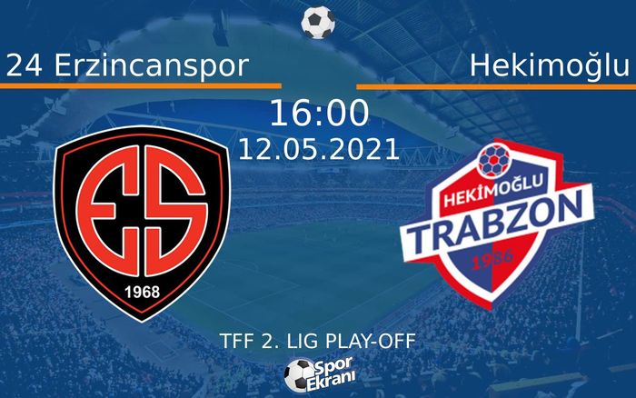12 Mayıs 2021 24 Erzincanspor vs Hekimoğlu maçı Hangi Kanalda Saat Kaçta Yayınlanacak? 12 Mayıs 2021 24 Erzincanspor vs Hekimoğlu maçı Hangi Kanalda Saat Kaçta Yayınlanacak?