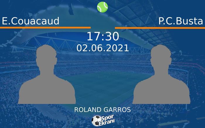 02 Haziran 2021 E.Couacaud vs P.C.Busta maçı Hangi Kanalda Saat Kaçta Yayınlanacak? 02 Haziran 2021 E.Couacaud vs P.C.Busta maçı Hangi Kanalda Saat Kaçta Yayınlanacak?