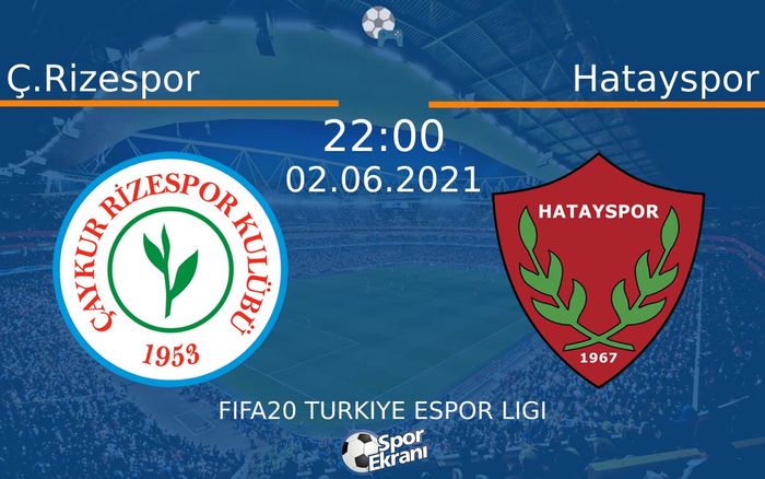 02 Haziran 2021 Ç.Rizespor vs Hatayspor maçı Hangi Kanalda Saat Kaçta Yayınlanacak? 02 Haziran 2021 Ç.Rizespor vs Hatayspor maçı Hangi Kanalda Saat Kaçta Yayınlanacak?