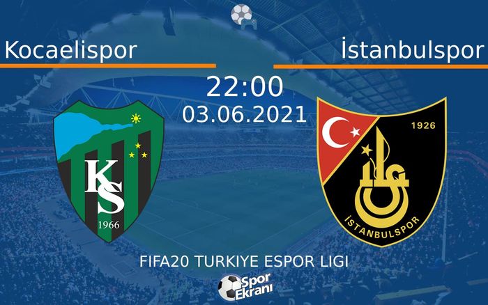 03 Haziran 2021 Kocaelispor vs İstanbulspor maçı Hangi Kanalda Saat Kaçta Yayınlanacak? 03 Haziran 2021 Kocaelispor vs İstanbulspor maçı Hangi Kanalda Saat Kaçta Yayınlanacak?
