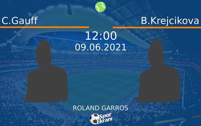 09 Haziran 2021 C.Gauff vs B.Krejcikova maçı Hangi Kanalda Saat Kaçta Yayınlanacak? 09 Haziran 2021 C.Gauff vs B.Krejcikova maçı Hangi Kanalda Saat Kaçta Yayınlanacak?