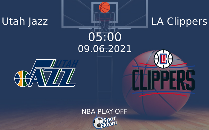 09 Haziran 2021 Utah Jazz vs LA Clippers maçı Hangi Kanalda Saat Kaçta Yayınlanacak?