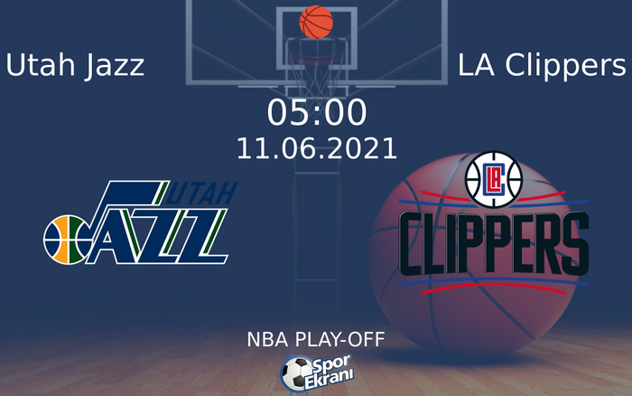 11 Haziran 2021 Utah Jazz vs LA Clippers maçı Hangi Kanalda Saat Kaçta Yayınlanacak? 11 Haziran 2021 Utah Jazz vs LA Clippers maçı Hangi Kanalda Saat Kaçta Yayınlanacak?