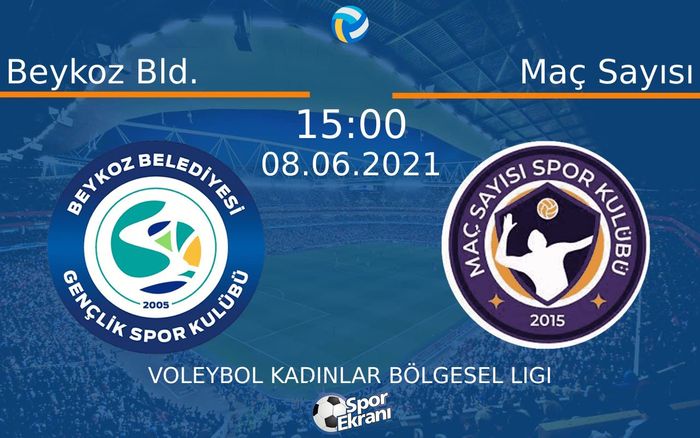 08 Haziran 2021 Beykoz Bld. vs Maç Sayısı maçı Hangi Kanalda Saat Kaçta Yayınlanacak? 08 Haziran 2021 Beykoz Bld. vs Maç Sayısı maçı Hangi Kanalda Saat Kaçta Yayınlanacak?