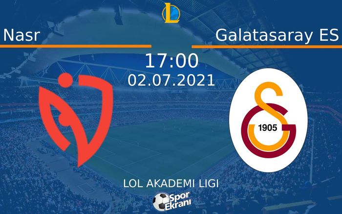 02 Temmuz 2021 Nasr vs Galatasaray ES maçı Hangi Kanalda Saat Kaçta Yayınlanacak? 02 Temmuz 2021 Nasr vs Galatasaray ES maçı Hangi Kanalda Saat Kaçta Yayınlanacak?