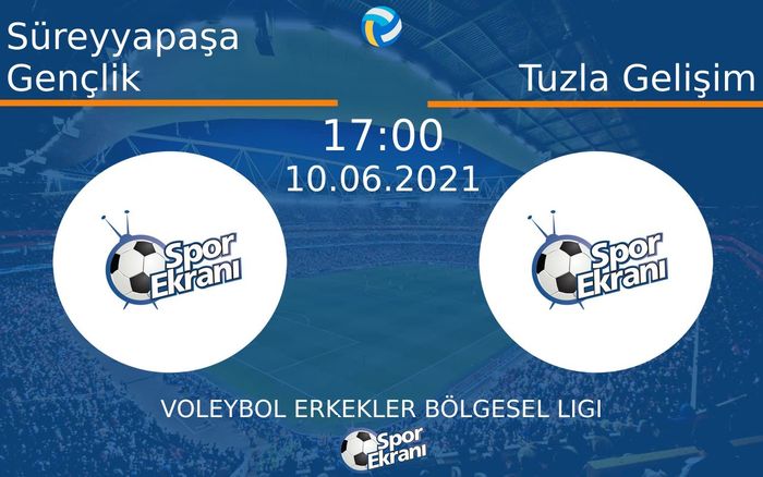 10 Haziran 2021 Süreyyapaşa Gençlik vs Tuzla Gelişim maçı Hangi Kanalda Saat Kaçta Yayınlanacak? 10 Haziran 2021 Süreyyapaşa Gençlik vs Tuzla Gelişim maçı Hangi Kanalda Saat Kaçta Yayınlanacak?