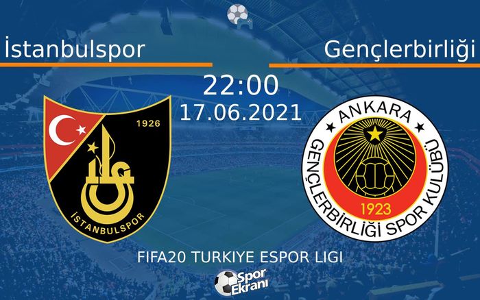 17 Haziran 2021 İstanbulspor vs Gençlerbirliği maçı Hangi Kanalda Saat Kaçta Yayınlanacak? 17 Haziran 2021 İstanbulspor vs Gençlerbirliği maçı Hangi Kanalda Saat Kaçta Yayınlanacak?