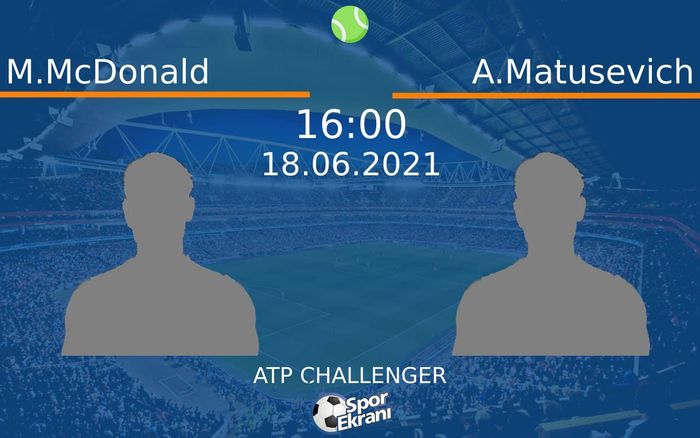 18 Haziran 2021 M.McDonald vs A.Matusevich maçı Hangi Kanalda Saat Kaçta Yayınlanacak? 18 Haziran 2021 M.McDonald vs A.Matusevich maçı Hangi Kanalda Saat Kaçta Yayınlanacak?